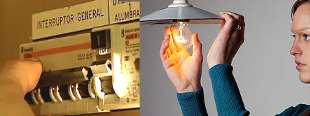 Protejase siempre de la electricidad bajando todos los automaticos al cambiar las bombillas